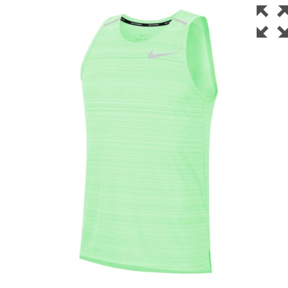 Nike Men's Dry Miler Tank Top (Vapor Green, XL)